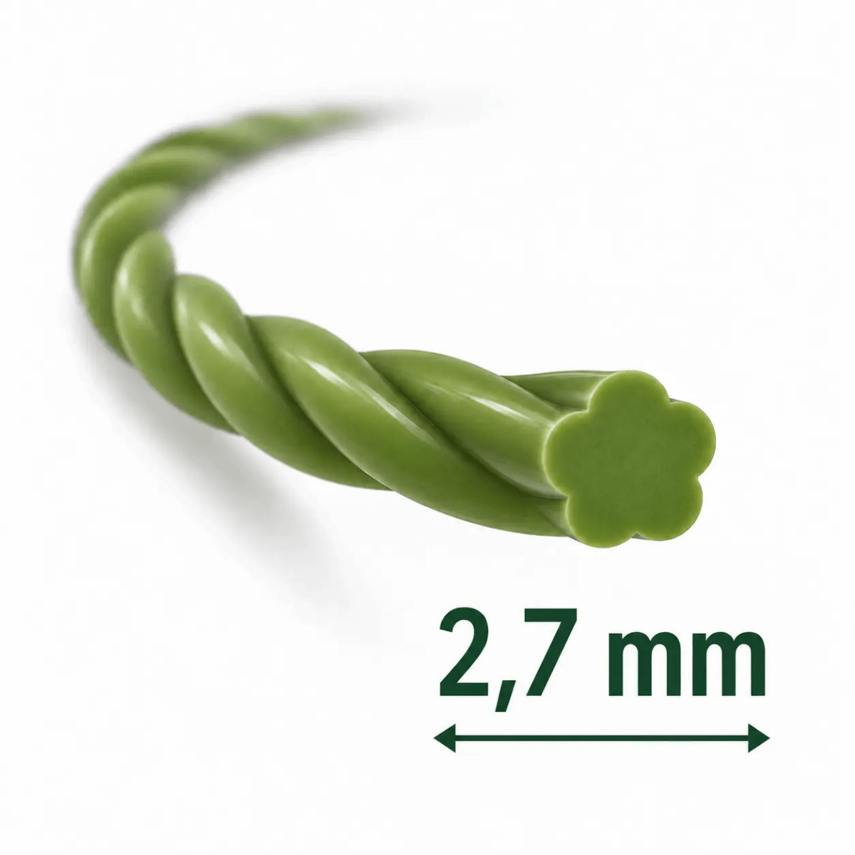 GreenLine Twisted trimmerdraad - 2,7 mm - Greenable B.V.